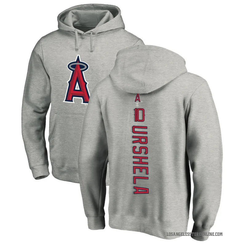 Men's Gio Urshela Los Angeles Angels Backer T-Shirt - Ash