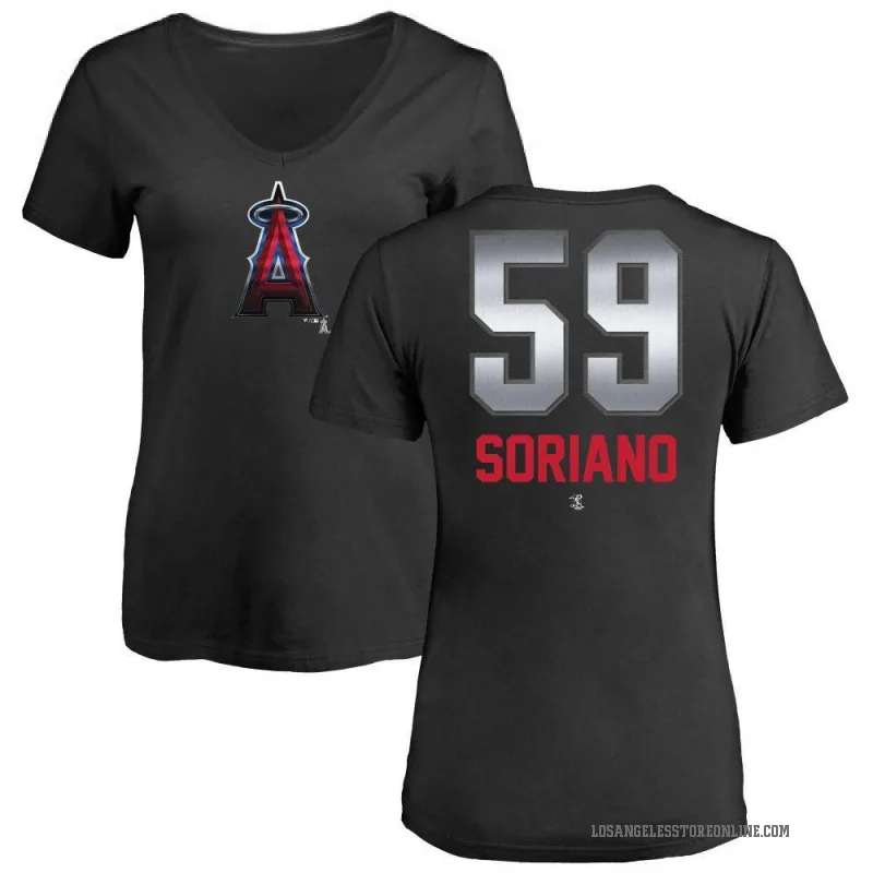 Women's Jose Soriano Name & Number T-Shirt - Red - Tshirtsedge